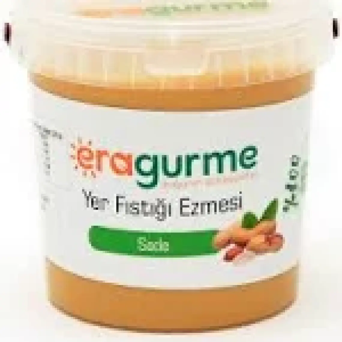 Era Gurme Sade Yer Fıstığı Ezmesi 1 kg Şekersiz Koruyucusuz