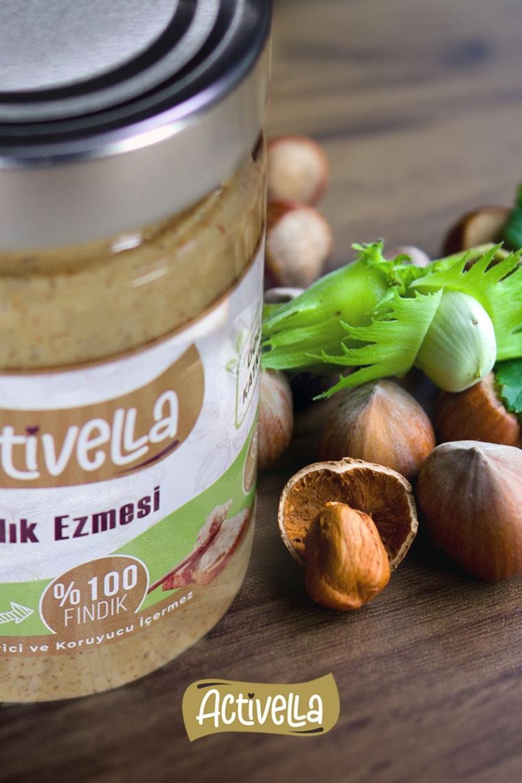 Activella Şekersiz Fındık Ezmesi 320 gr %100 Fındıklı