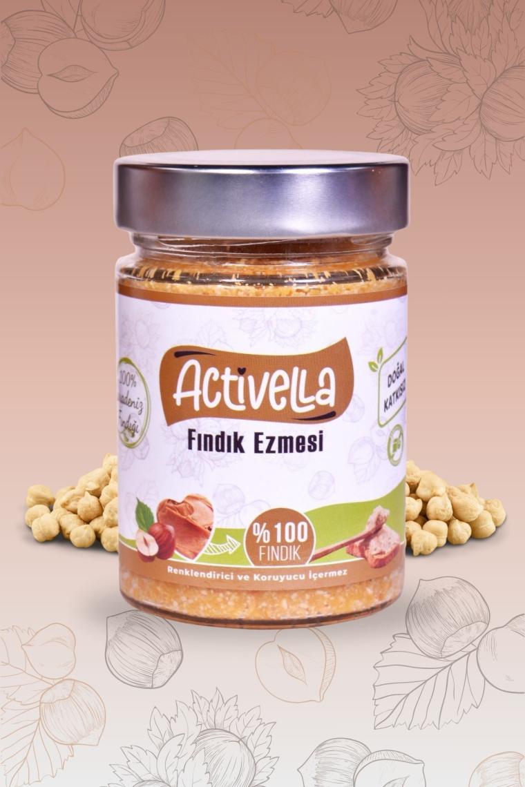 Activella Şekersiz Fındık Ezmesi 320 gr %100 Fındıklı