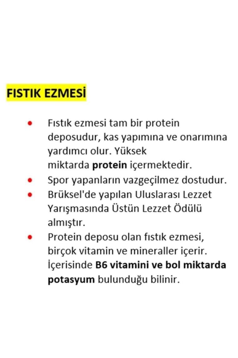 Fıstık Ezmesi Sürülebilir Parçacıklı 300 gr (ŞEKERSİZ)