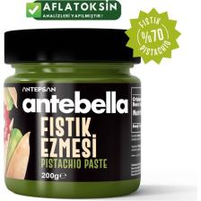 Antebella Antep Fıstık Ezmesi 200 g (Parçacıklı) - Antep Fıstığı Ezmesi