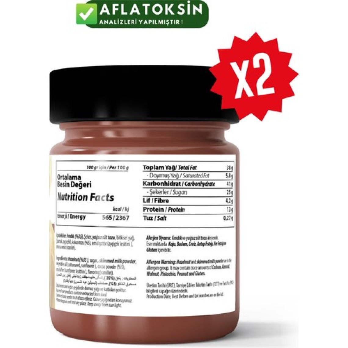 Antebella Kakaolu Fındık Kreması 320 G x 2