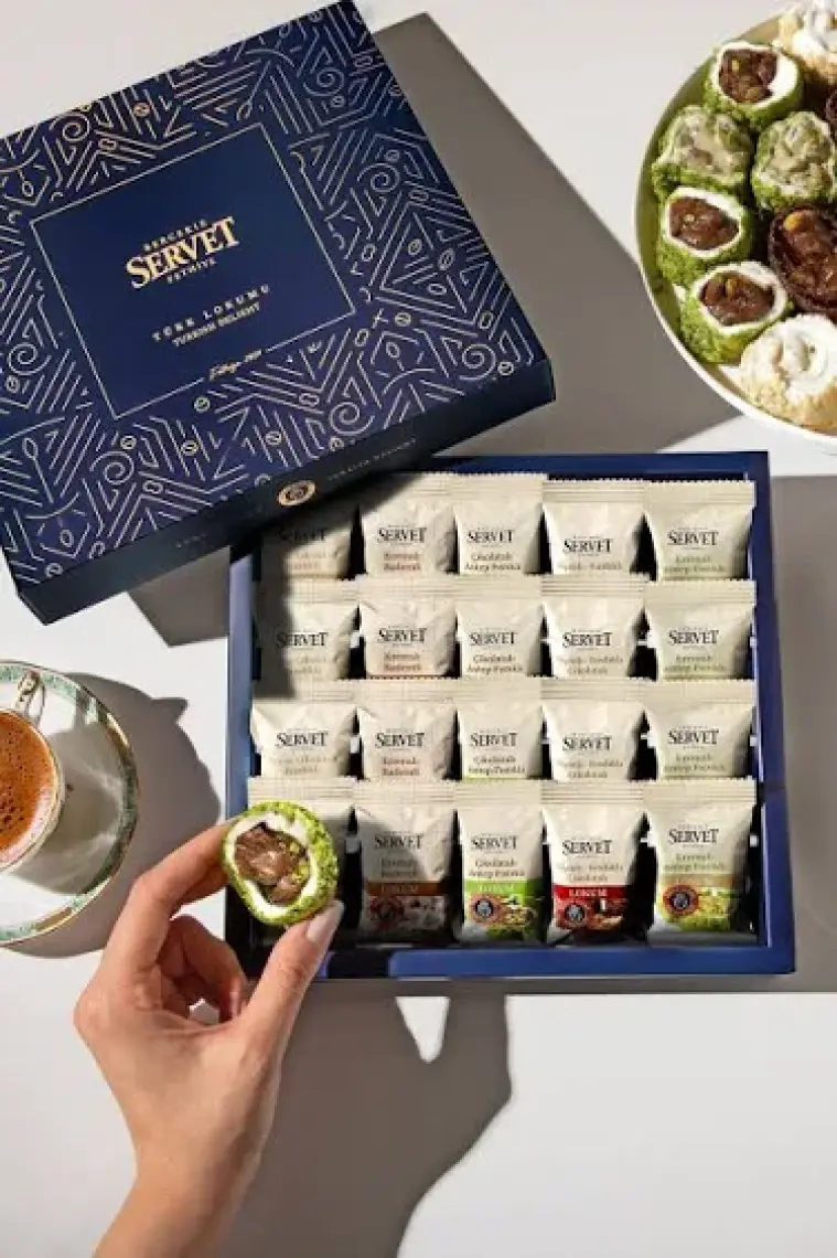 Bercekız Servet Şekerleme Tekli Sarma Lokum Paketi 20'li