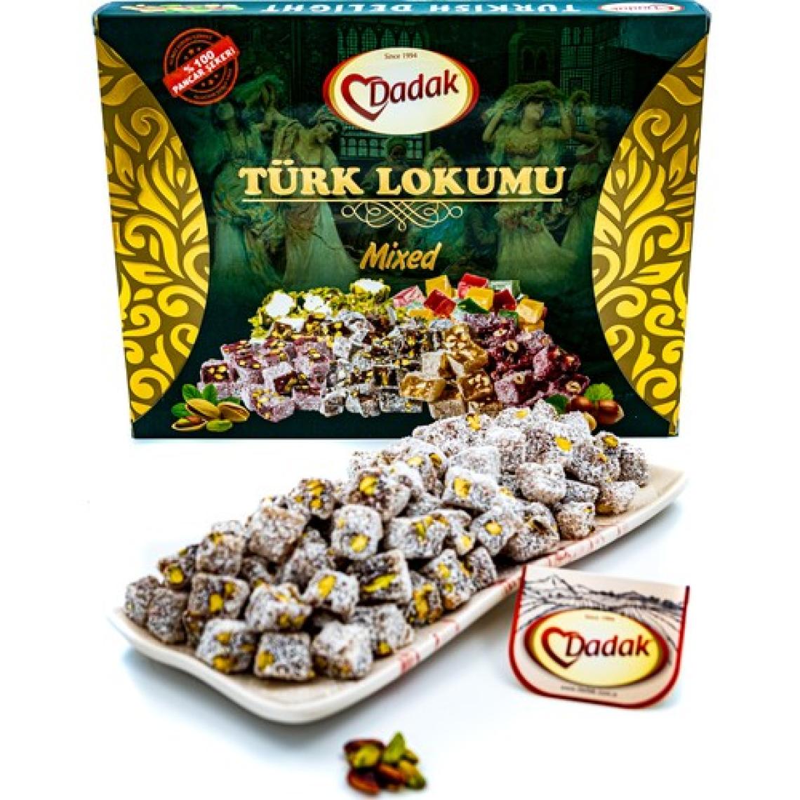 Dadak Çifte Kavrulmuş Antep Fıstıklı Mini Lokum 1 kg