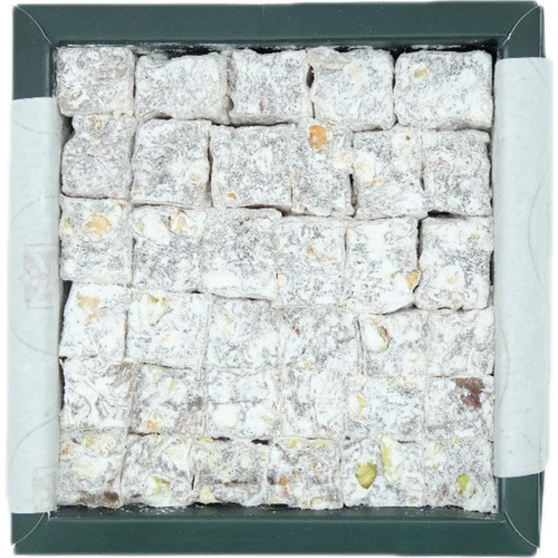 ANTEP PAZARI Lokum-Çifte Kavrulmuş Antep Fıstıklı Duble Lokum-(Hediyelik)-275 GR