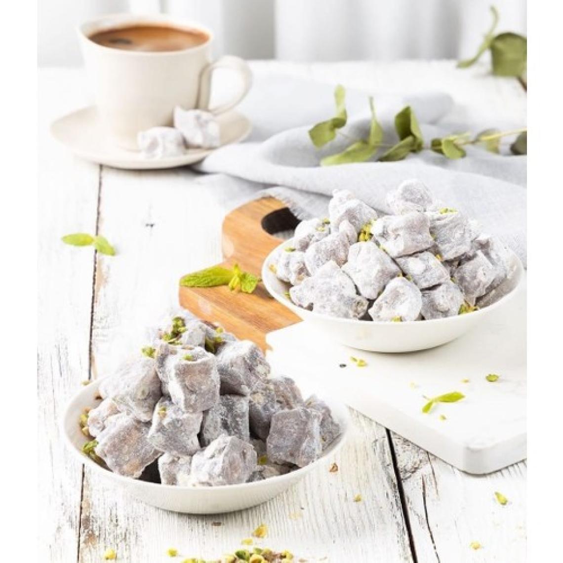 ANTEP PAZARI Lokum-Çifte Kavrulmuş Antep Fıstıklı Duble Lokum-(Hediyelik)-275 GR