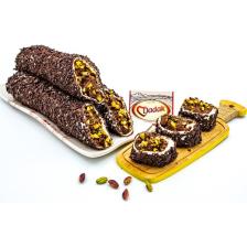 Dadak Bitter Çikolata Kaplamalı Antep Fıstıklı Atom Lokum 200 gr
