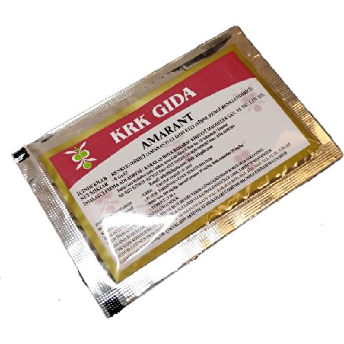 Krk Kırmızı 9 gr Toz Gıda Boyası