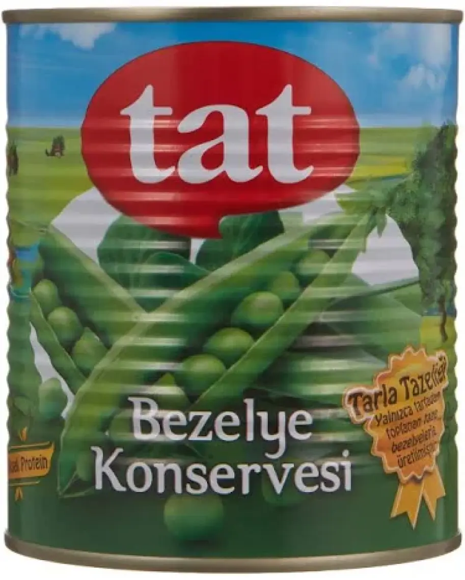 Tat Bezelye Teneke 830 Gr-500 gr
