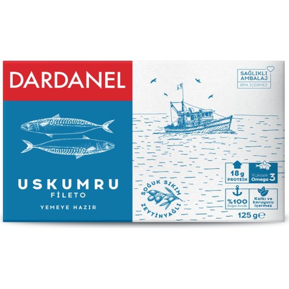 Dardanel Uskumru Fileto 125 gr