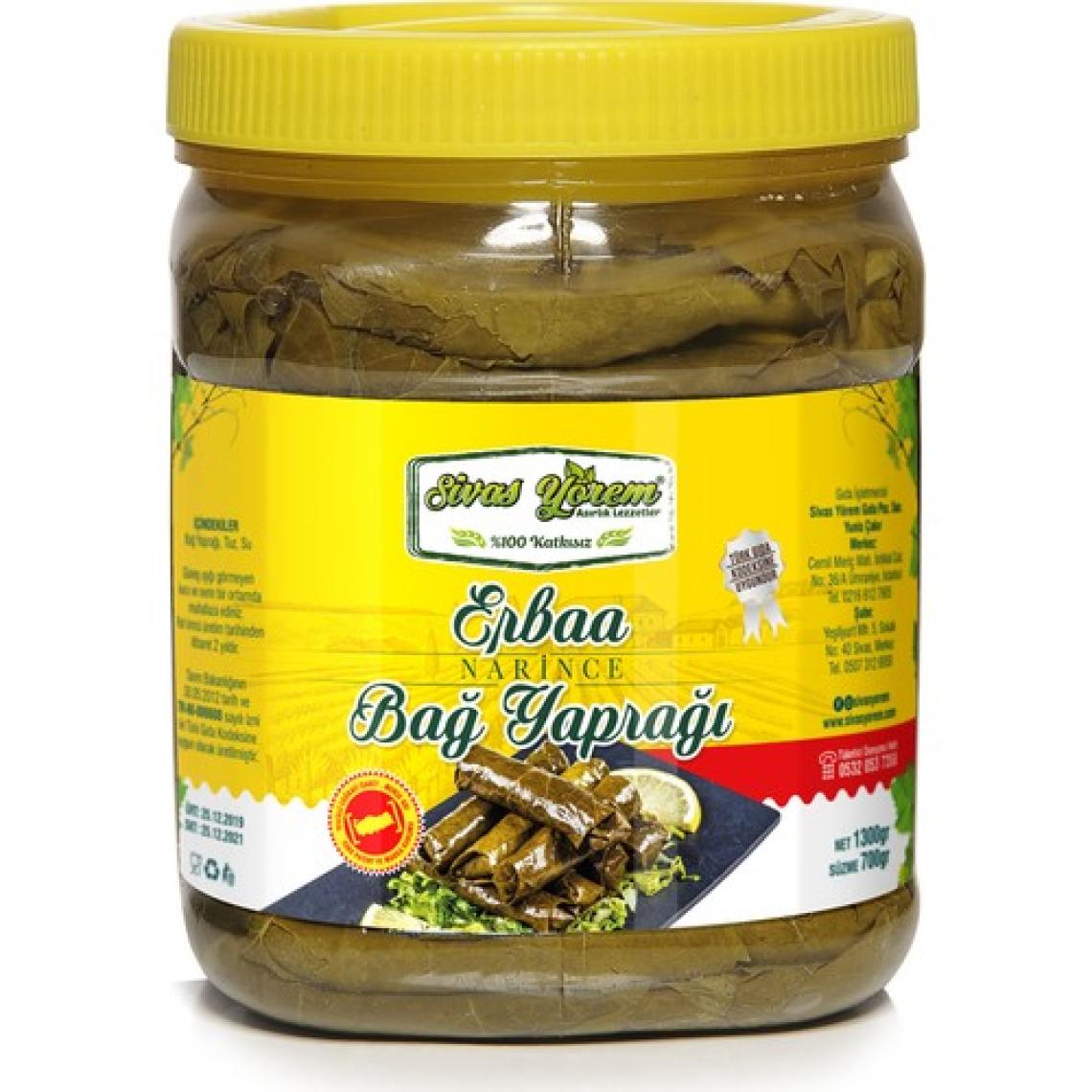 Sivas Yörem Meşhur Tokat/Erbaa Bağ Yaprağı 1300 gr