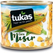 Tukaş 220 gr 3'lü Mısır Konservesi