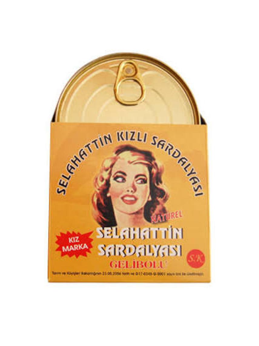 Selahattin Kemerli Selahattin Kız Marka Sardalya Konservesi 225 gr
