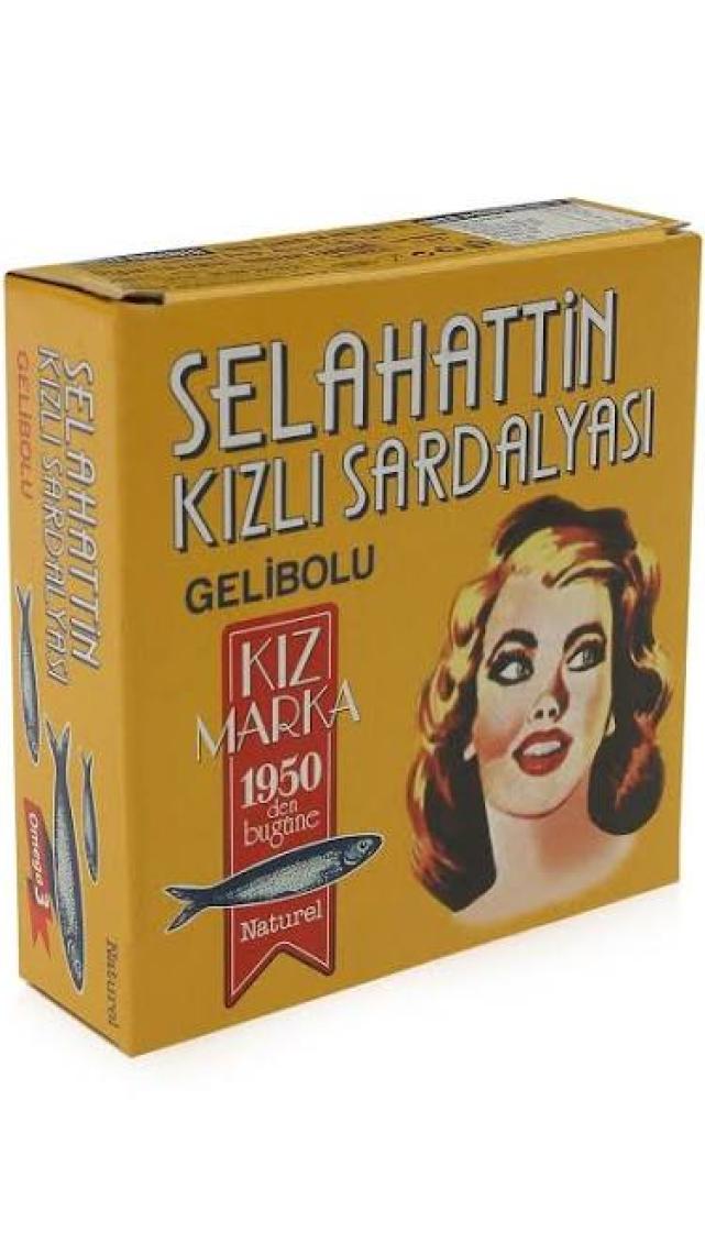 Selahattin Kemerli Selahattin Kız Marka Sardalya Konservesi 225 gr