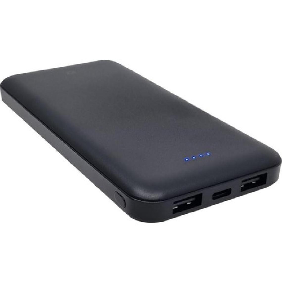Dexim TB-10 10000 mAh Powerbank Type-C Girişli 2xUsbA Çıkışlı Siyah