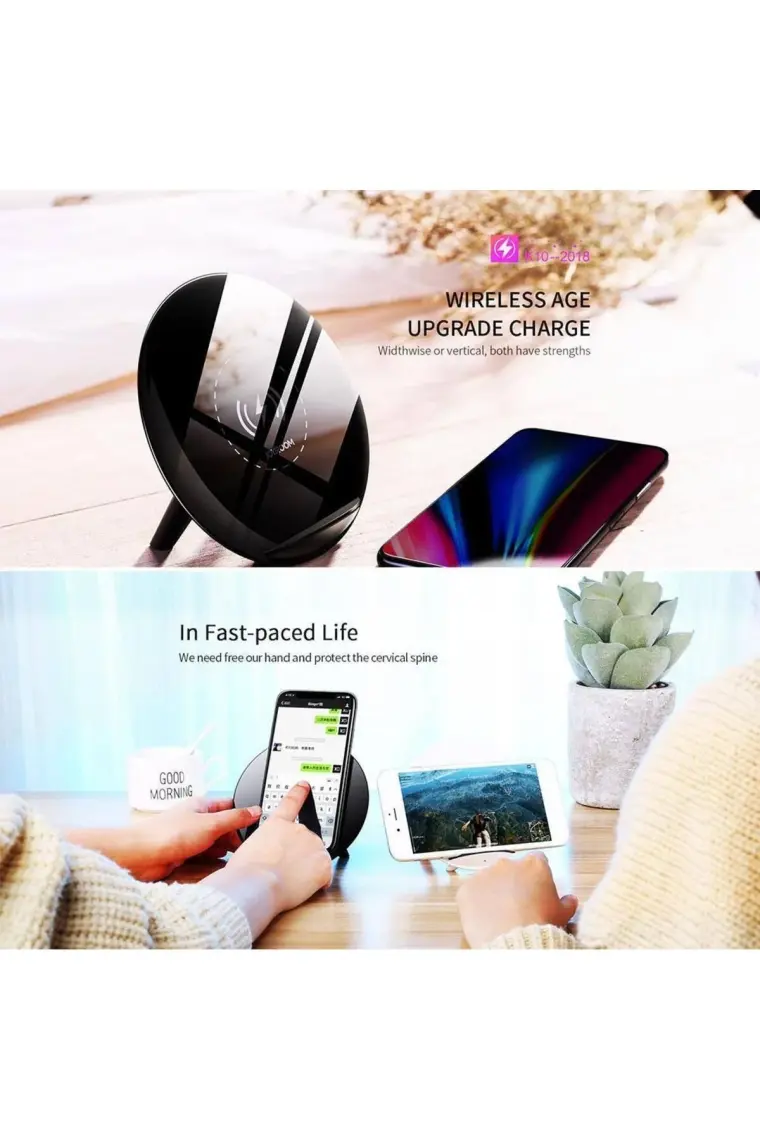 Joyroom JR-K10 Kablosuz Hızlı Şarj Standı