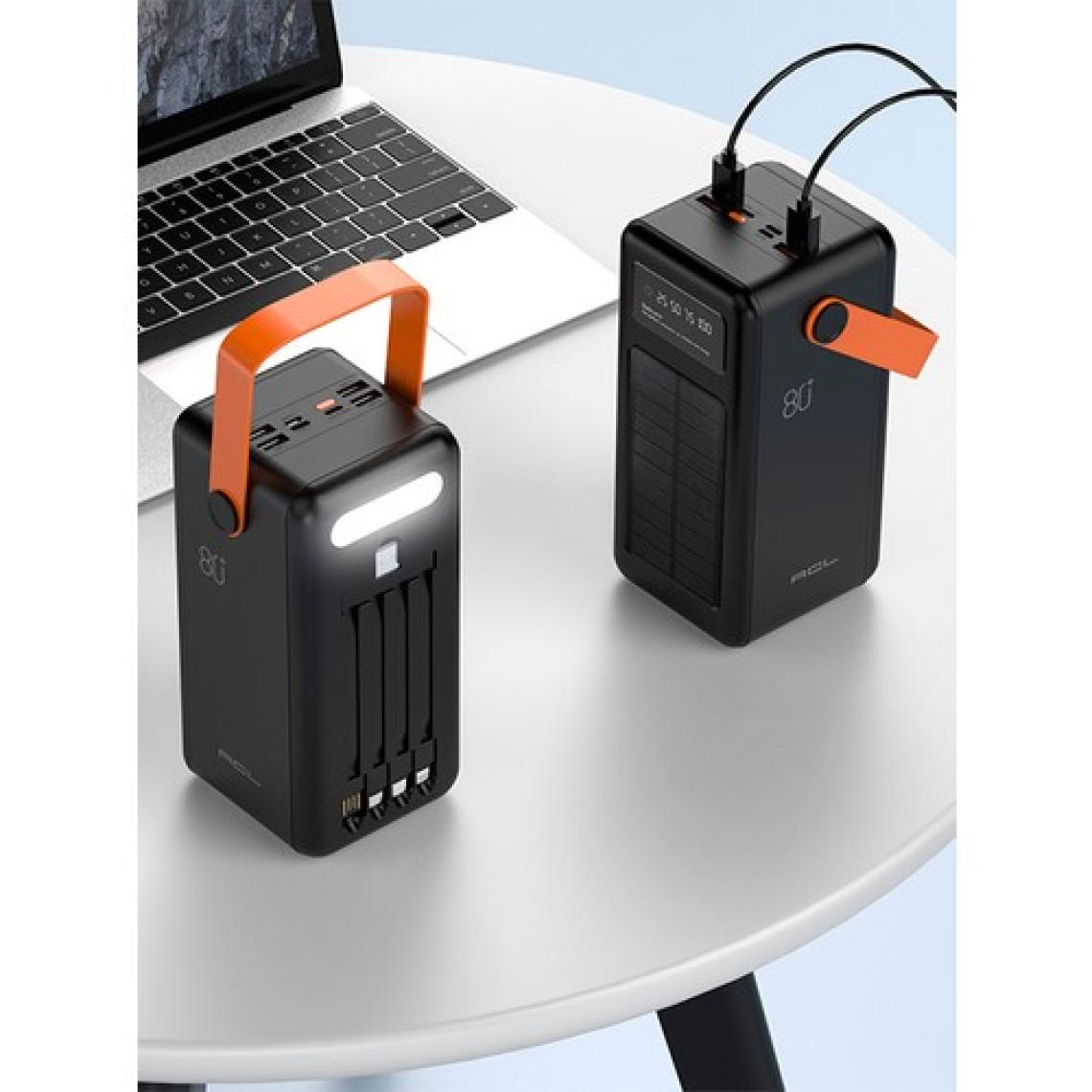 Acl Pw-53 80.000MAH Solar Powerbank - Yüksek Kapasiteli Taşınabilir Güneş Enerjili Şarj Cihazı