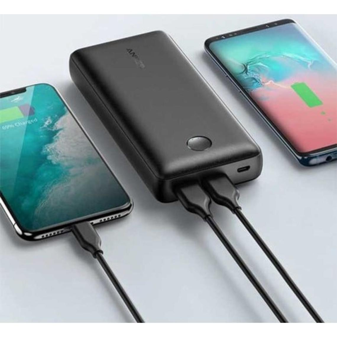 Anker 20000 mAh Powerbank PowerCore Select Taşınabilir Hızlı Şarj Cihazı - PowerIQ 2.0 18W Çift Çıkışlı Powerbank - Siyah - A1363 (Anker Türkiye Garantili)