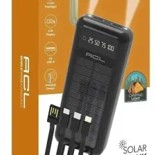 Acl Pw-61 30.000MAH Güneş Enerjili Powerbank | 5 Cihaz Aynı Anda Şarj | Usb-C & Lightning & Micro USB & 2x USB Çıkış | Dahili LED Fener