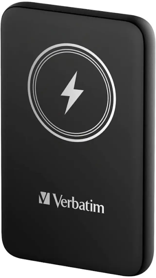 Verbatim Magsafe 10000 Mah Manyetik Kablosuz Powerbank Verbatim 10000MAH Manyetik Kablosuz Şarj - Pembe