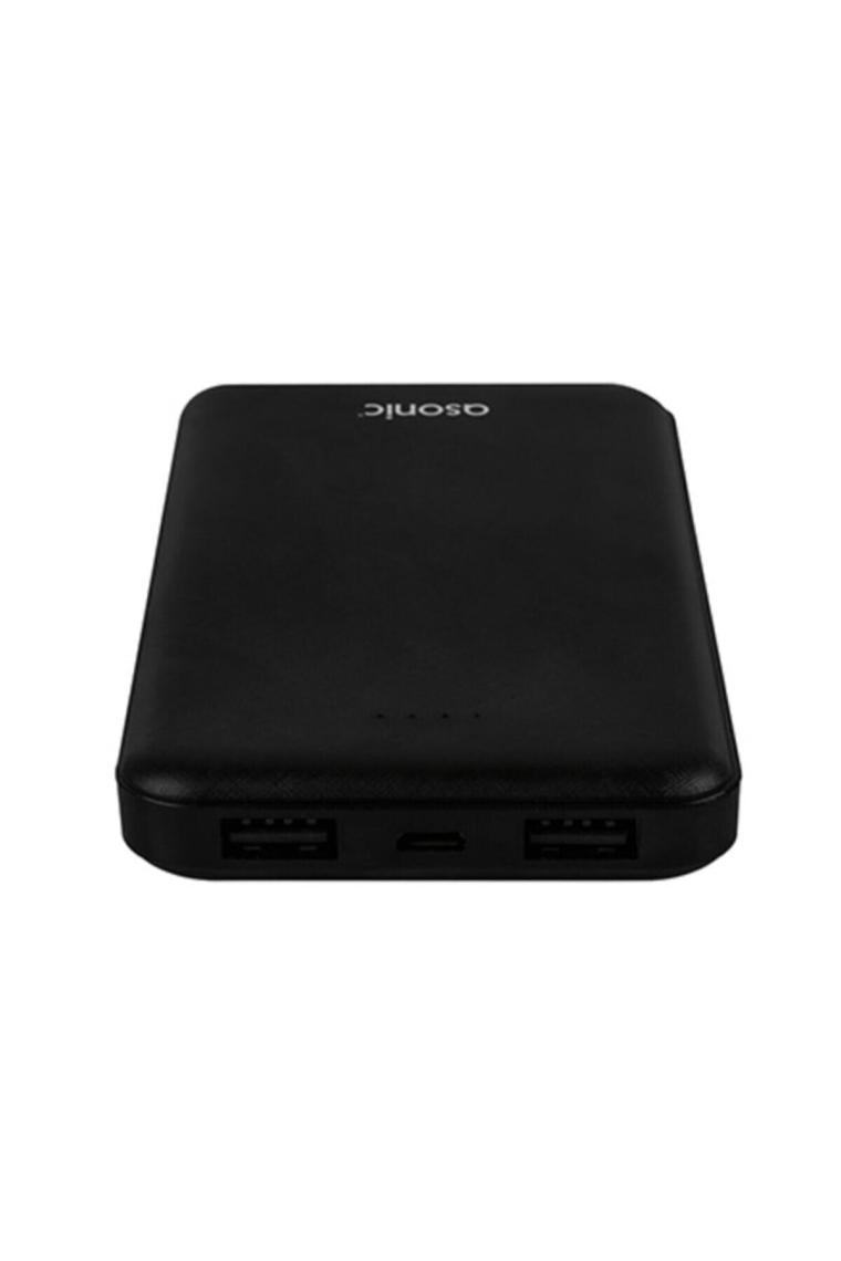 Asonic AS-P10 10000 mAh 2 USB Çıkışlı Powerbank Siyah