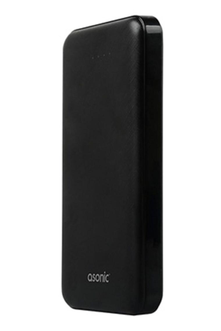Asonic AS-P10 10000 mAh 2 USB Çıkışlı Powerbank Siyah