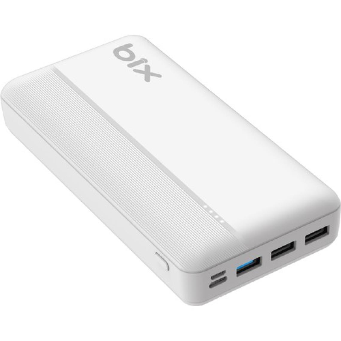 Bix PB302 Dört Portlu PD + 3x USB 22.5W QC Şarj Destekli 30000 mAh Powerbank