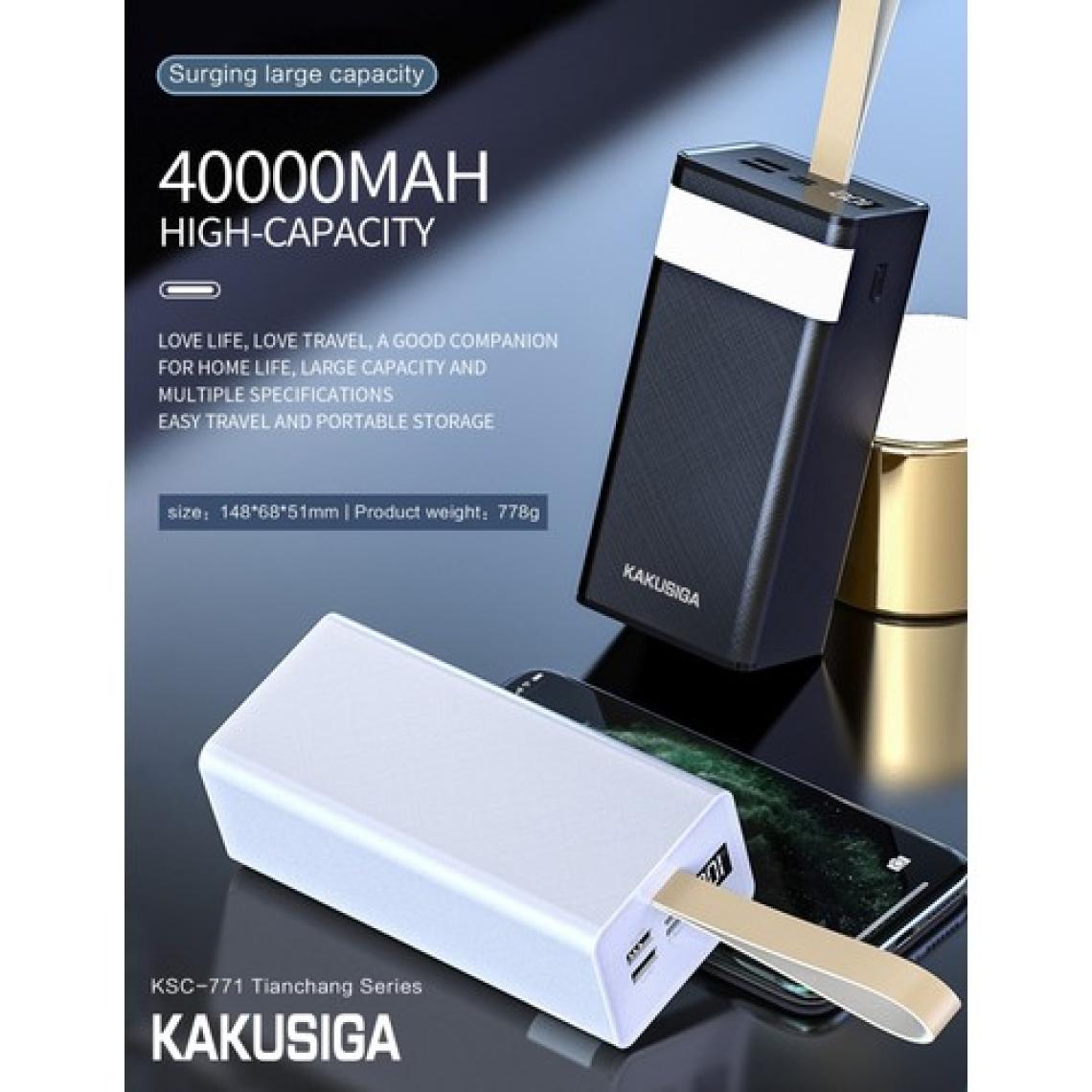 Akfa 40000 Mah 3 Portlu Powerbank  Taşınabilir Şarj Cihazı