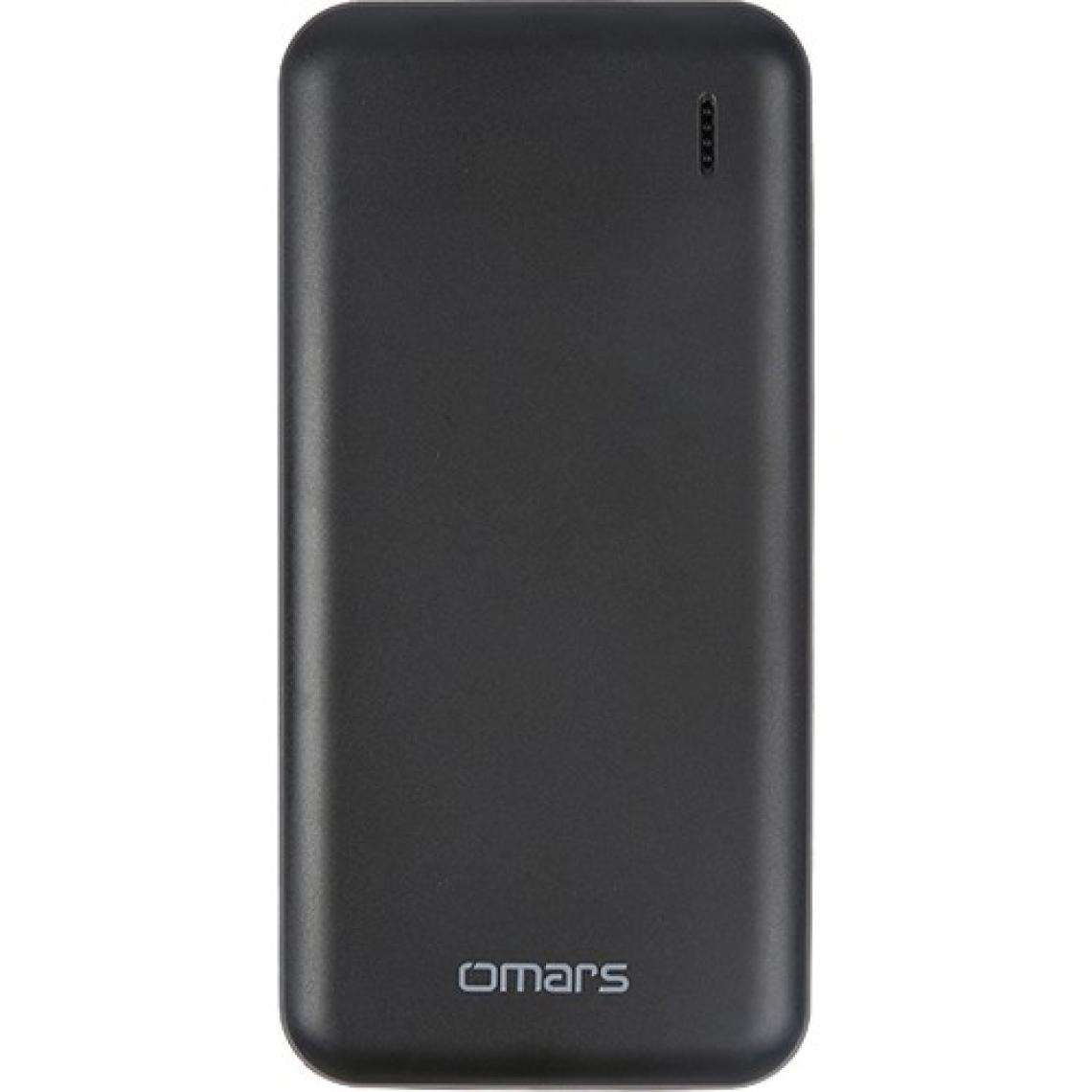 Omars 10000MAH 20W Type-C Pd ve 2*usb-A Üç Çıkışlı LED Işıklı Powerbank Siyah