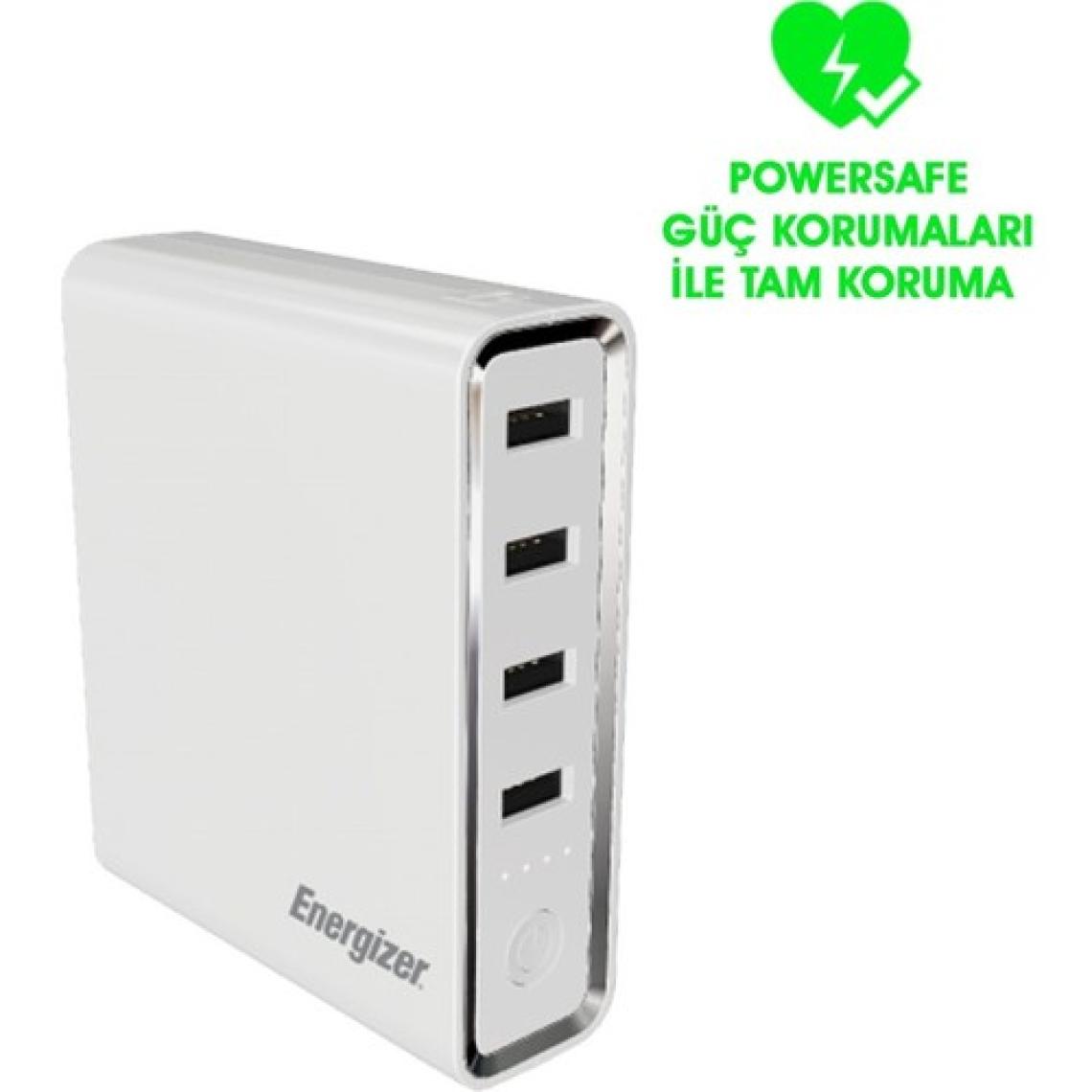Energizer 20000 mAh Powerbank 5 Çıkışlı Ultimate Ultra Hızlı Taşınabilir Şarj Cihazı Gri XP20001PD