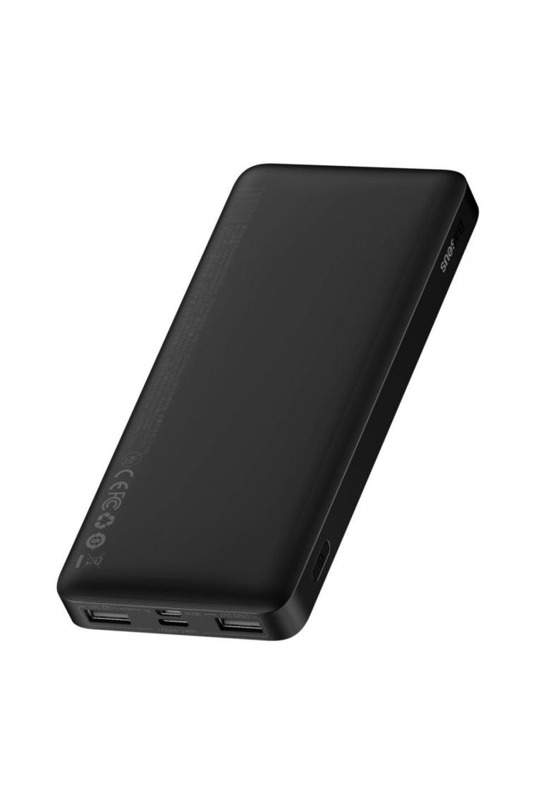 Baseus Bipow 10000 mAh 15 W Hızlı Şarj LED Göstergeli Powerbank Siyah