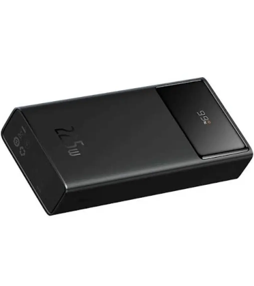 Baseus Star-Lord 22.5W 20.000 mAh Dijital Ekranlı Powerbank Siyah