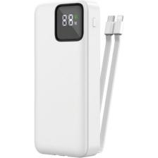 Kensa Powerbank Kendinden Kablolu 2.4A Ultra Hızlı ve Güçlü 20.000 Mah Typc-E ve Lightning Kablolu
