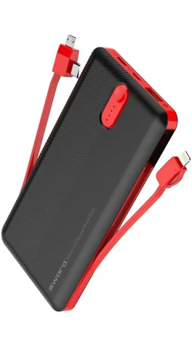 Sword 10000 mAh Kendinden Kablolu Powerbank