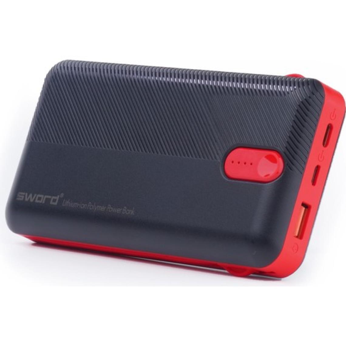 Sword 20.000MAH Kendinden Kablolu Hızlı Güvenli Şarj Taşınabilir Powerbank Apple iPhone,android Uyumlu SW-20PO3