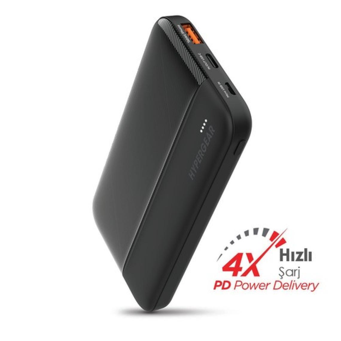 Hypergear 10.000 Mah Powerbank 20W Usb-C Pd + 18W USB Hızlı Şarj Taşınabilir