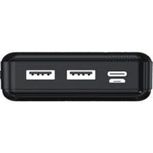 Dexim YB134 20.000 Mah LED Işıklı Powerbank Siyah - DCA0048