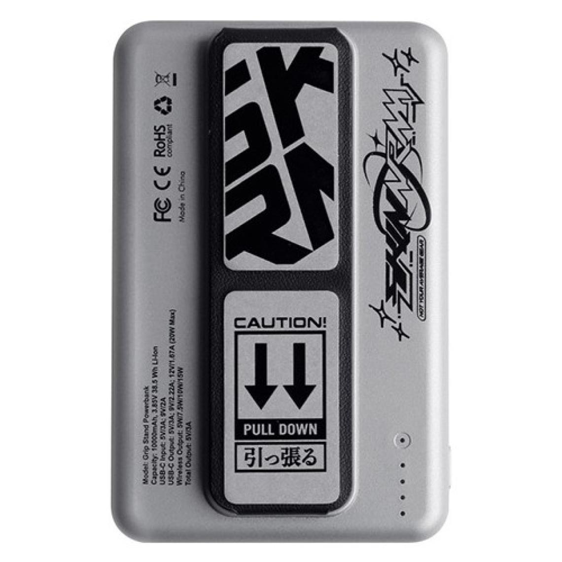 Skinarma Standlı Magsafe Powerbank Skinarma Kira Kobai Pd Hızlı Şarj Özellikli Powerbank 15W 10000MAH Gümüş