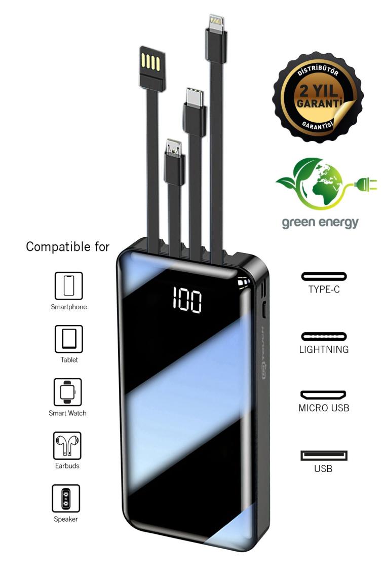 Intouch Prime Siyah 20000 mAh Powerbank