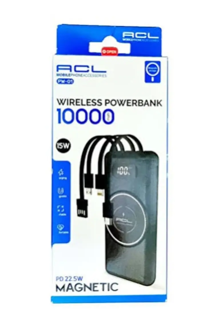 Acl Wıreless Powerbank 10.000 Mah Pd 22.5 W Magnetik Pw-01