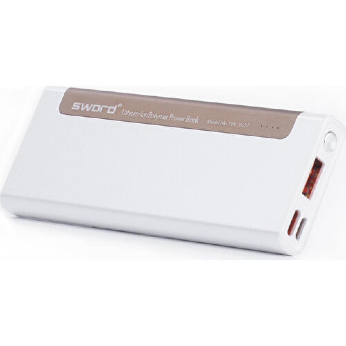 Sword SW-5N27 5000 mAh Powerbank Beyaz