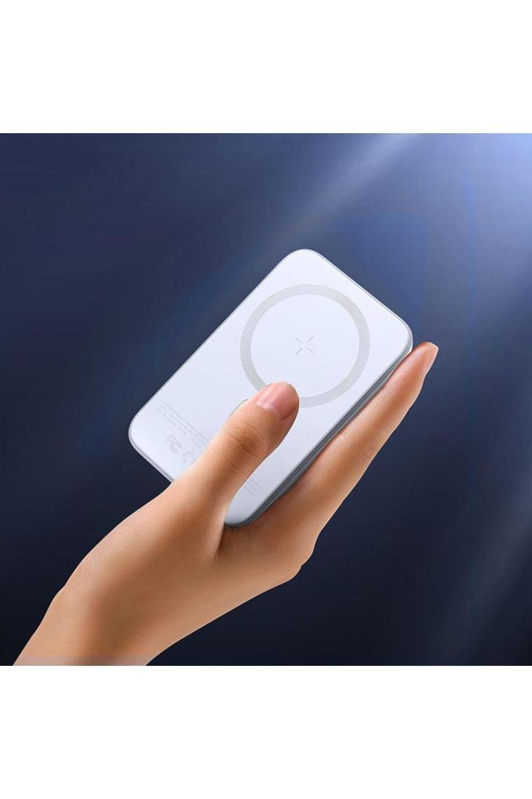 Joyroom JR-W020 10000 Mah Magsafe Kablosuz Hızlı Şarj Powerbank Siyah