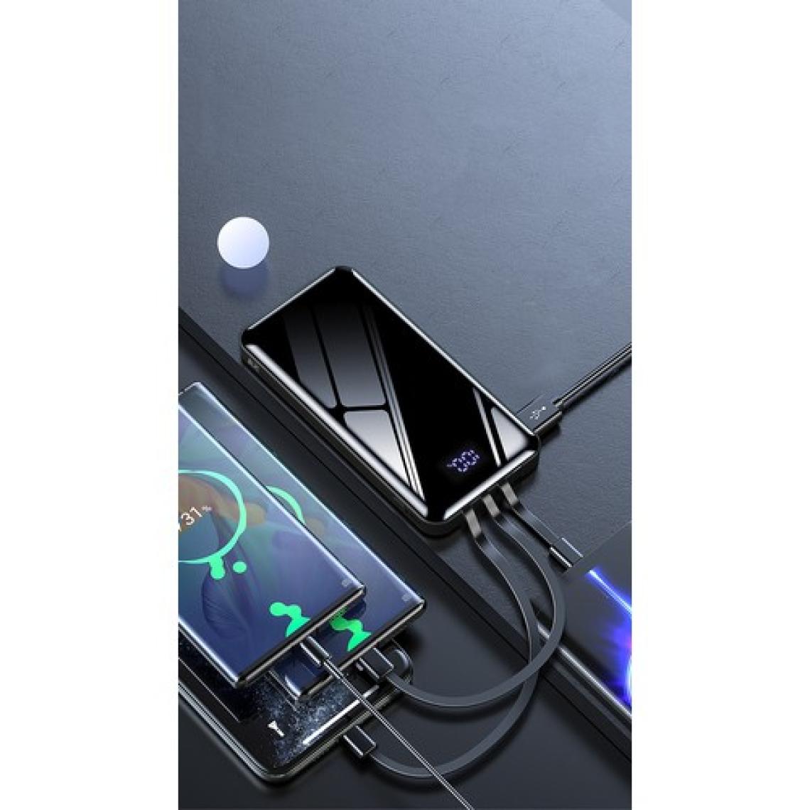 Blıc Bpb3 10.000mAh LCD Ekranlı Powerbank | 3in1 Dahili Kablolu, 2.1A, Usb-A & Usb-C Girişli