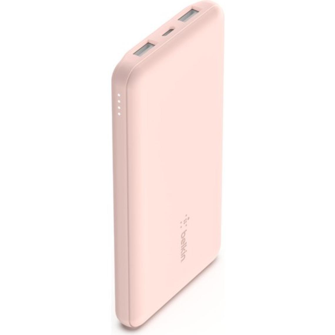 Belkin BPB011BTRG 10.000 Mah Powerbank / Usb-C ve Usb-A Port,  Usb-A Usb-C Kablo - Pembe
