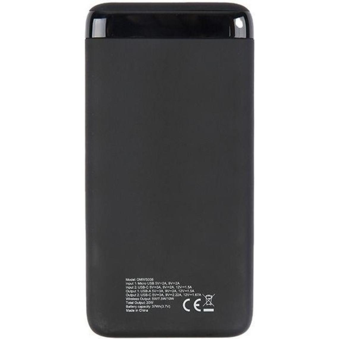 Omars 20W 10000MAH Kablosuz Şarj Powerbank LED Göstergeli USB Type-C ve Magsafe Uyumlu