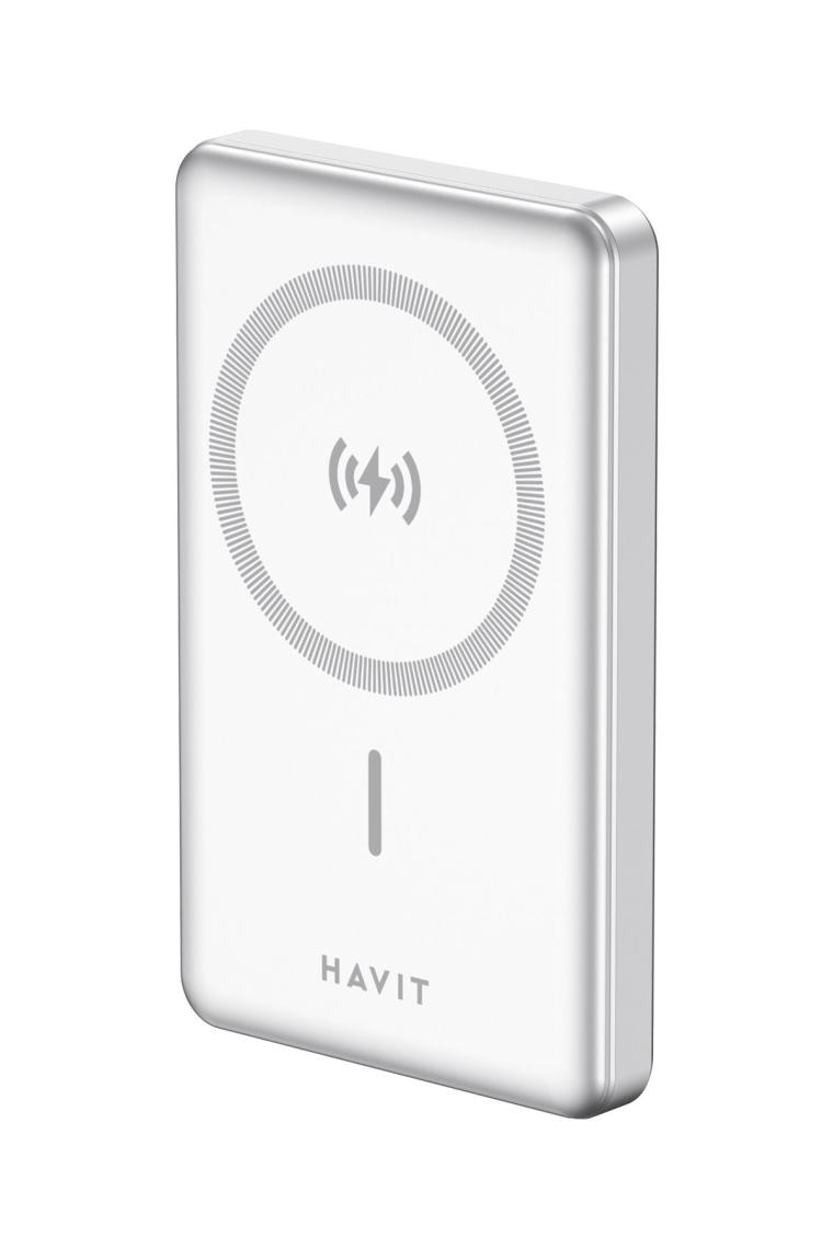 Havit 10000MAH Magsafe Manyetik Kablosuz Powerbank Ultra Ince 20W, Iphone Uyumlu