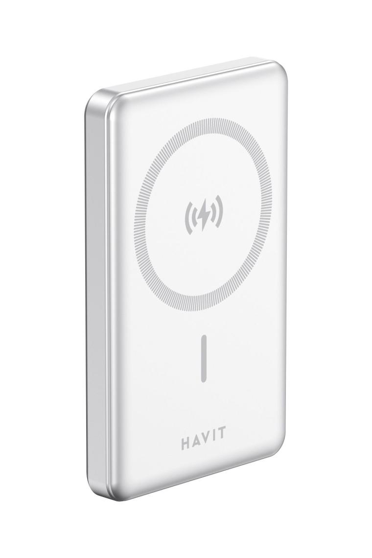 Havit 10000MAH Magsafe Manyetik Kablosuz Powerbank Ultra Ince 20W, Iphone Uyumlu