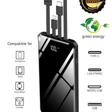 Intouch Prime 10000 mAh Dijital Göstergeli Powerbank Siyah