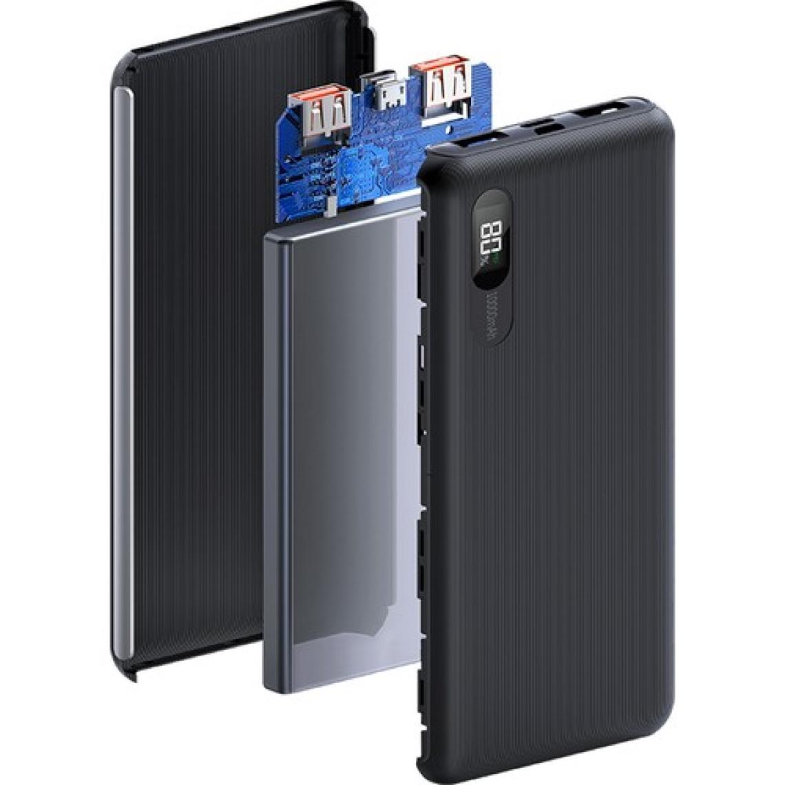 Mcdodo Dijital Ekranlı Powerbank 10.000 mAh  2x USB Çıkışlı & 1 Type-C ve 1 Micro Girişli 10.5 W  MC-4341