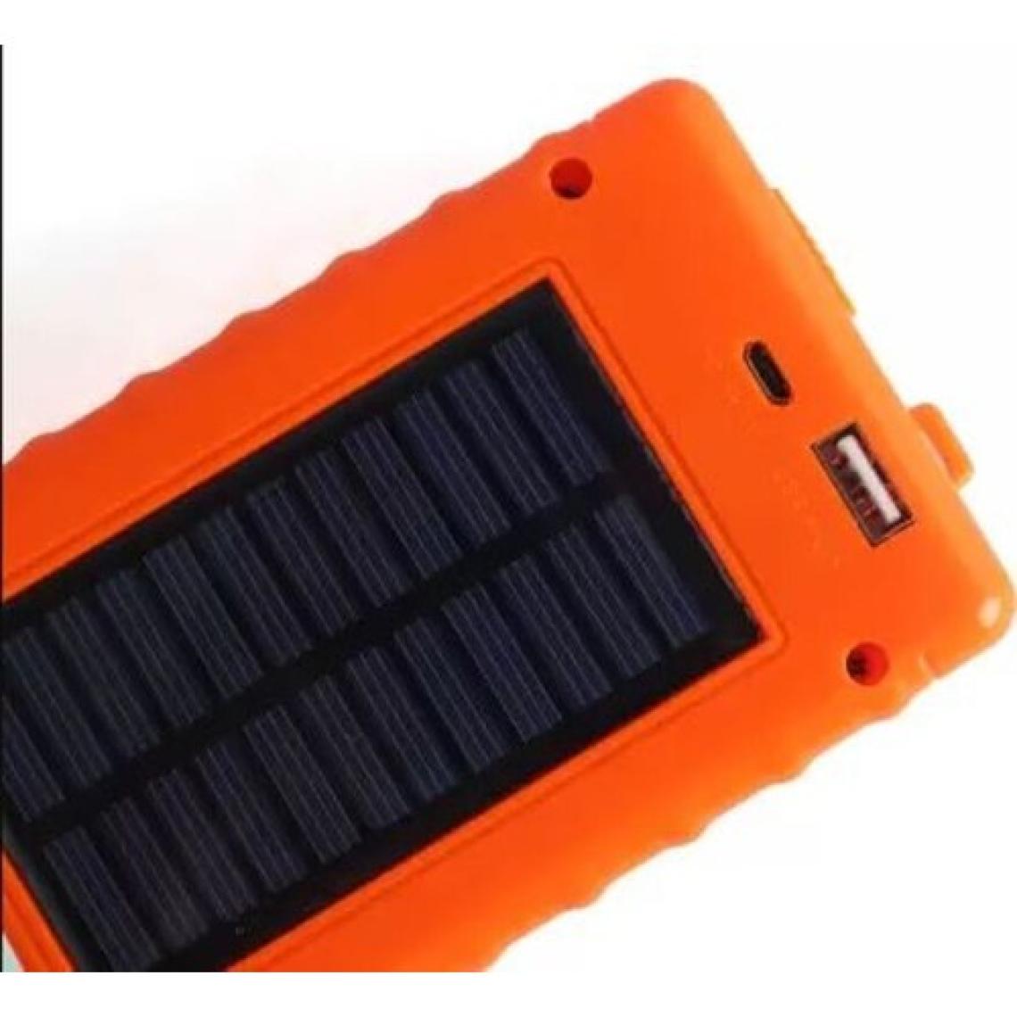 Gaman GS-875 Güneş Enerjili Powerbank 10000 Mah Taşınabilir Şarj Cihazı 32LED Güneş Enerjili Acil Durum Kamp Işığı